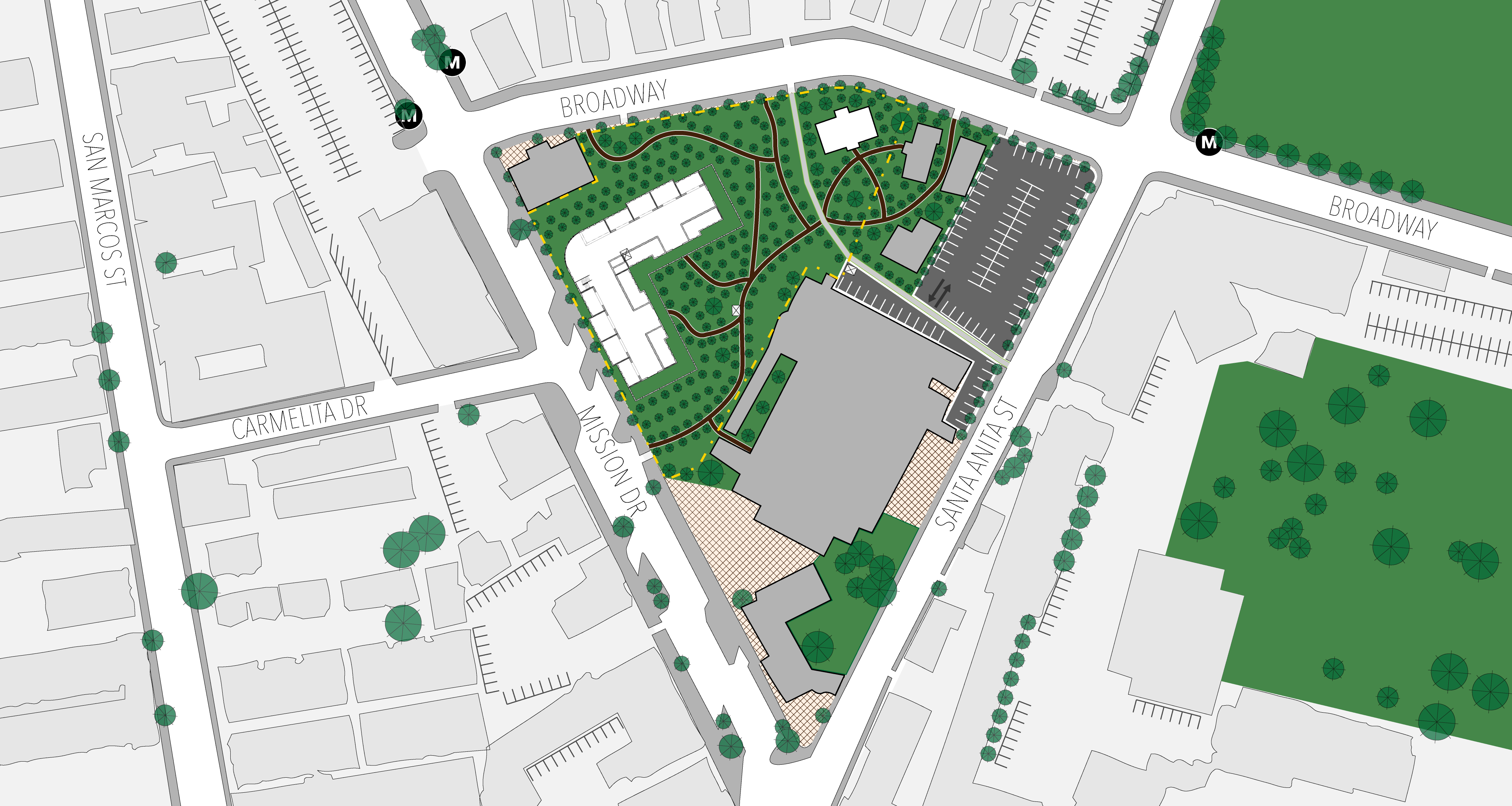 Site plan of the project